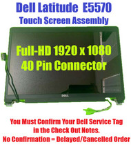Dell F7HH2 0F7HH2 15.6" 1920x1080 Matte LCD Full Assembly for Latitude E5570