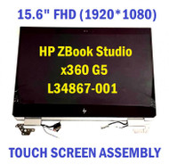 L34872-001 FHD LCD Touchscreen Assembly For HP ZBOOK STUDIO X360 G5 TS 15.6