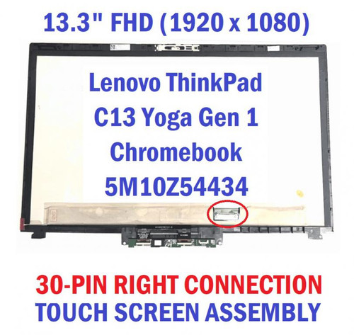 Lenovo ThinkPad C13 Yoga Gen 1 Chromebook LCD Touch Screen 13.3" FHD 5M10Z54436