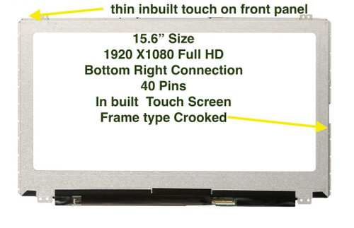 DELL H1G7K LAPTOP LED LCD Screen 0H1G7K B156HAT01.0 TOUCH 15.6" Full HD
