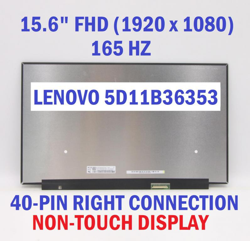 Lenovo Legion 5-15ACH6A 5-15ACH6H Led LCD Screen 15.6" FHD 165Hz 5D11B36357