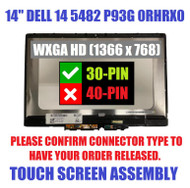 14" FHD LCD Screen Touch Digitizer Display Bezel Assembly V30K7 0JWH4 0V30K7 JWH4 Dell Inspiron 14 5482