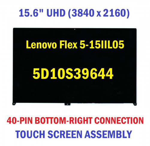 New Lenovo Ideapad Flex 5-15IIL05 5-15ITL05 LCD Screen 4K UHD 5D10S39644