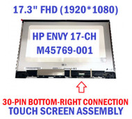 HP Envy 17-CH LCD Touch Screen Display Assembly 17.3" FHD Anti-Glare M45769-001