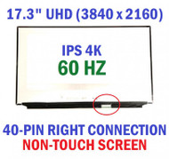 4K 17.3" UHD IPS LAPTOP LCD Screen AUO B173ZAN03.0 AUO309B Non Touch InfinityEdge