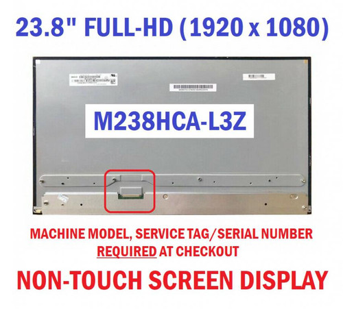 HP 24-K 24-K0215t L75160-J71 M238HCA-L3Z 24" Full Non-Touch Screen