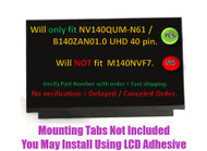 HP EliteBook 840 G5 14" 4K UHD Display Panel L14384-001 NV140QUM-N61