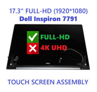 90ct6 Xkpgf Nv173fhm-n46 Oem Dell Lcd 17.3 Touch Fhd Inspiron 17 7791 P42e (ac85
