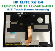 L67406-001 HP Elite x2 G4 Tablet KIT 12.3" WUXGA LQ123N1JX33/A01 Touch Screen Assembly