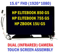 HP ZBook 15u G5 Complete LED LCD Touch Screen Assembly
