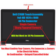 Screen REPLACEMENT Dell Inspiron 13 5379 5368 5378 4F5HT 04F5HT 13.3" FHD LED LCD Display Touch Screen Digitizer Assembly Bezel