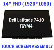 14" LCD Touch Screen LQ140M1JX42 Assembly Dell Latitude 7410 2-in-1 T6YM4 FHD
