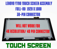 Lenovo Ideapad Y700-15 Touch Assembly REPLACEMENT LCD Screen 15.6" Full HD LED DIODE 1080P