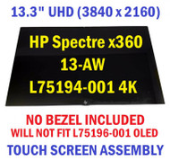 HP Spectre x360 13aw 03HD-L133FH43-TFPC1-103-14 ATNA33TP01-0 ATNA33TP01 13.3" OLED Touch Screen Display Digitizer Assembly