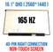 16.1" 165Hz QHD IPS LED LCD Screen Display NE161QHM-NY1 BOE09E5 40 pin 2560x1440