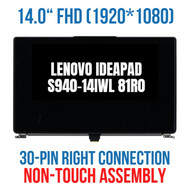 5d10s39570 Genuine Lenovo LCD 14" HD Ideapad S940-14iwl 81r0