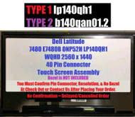 Dell Latitude 7480 Touch Screen Qhd LCD 0564rx 14.0" 2560x1440
