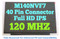 120Hz 14" LCD Screen M140NVF7 R0 1080P FHD eDP 40pins IPS Display Panel