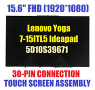 15.6" LCD Touch Screen Digitizer Assembly Lenovo Yoga 7 15ITL5 82BJ0004US