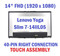 Lenovo Yoga Slim 7 14ITL05 14IIL05 LCD Display Touch Screen 5D10S39646 NV140FHM T04 R140NWFB R0 Assembly