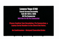 5D10S39585 Lenovo Yoga C740 15 LCD moudle assembly Bezel