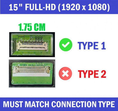 Compatible with 07GHDP 15.6 inches FullHD 1920x1080 IPS LCD Display Screen Panel Replacement