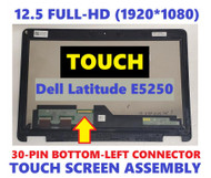 New Dell Latitude E5250 12.5" Touch screen FHD LCD Display Assembly