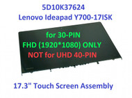 New Screen REPLACEMENT Lenovo Ideapad Y700-17ISK FHD 1920x1080 IPS Matte LCD LED Display