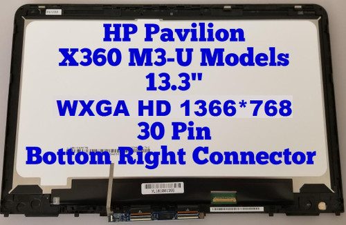 Hp Pavilion X360 13-u001nd 13-u001nl REPLACEMENT TABLET LCD Screen 13.3" WXGA HD LED DIODE