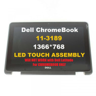 Dell Chromebook 3189 11.6" Complete LCD Touch Screen Assembly with Hinges