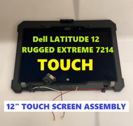 Dell Latitude 12 Rugged Extreme 7204 7214 11.6" Touch Screen Assembly With Hinges