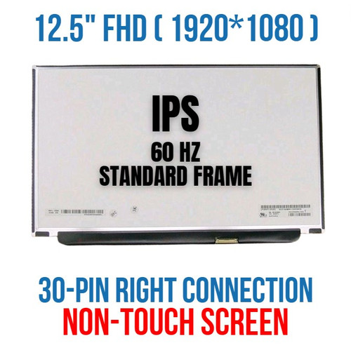 12.5" LP125WF2-SPB1 LP125WF2(SP)(B1) LCD Screen Non Touch same model