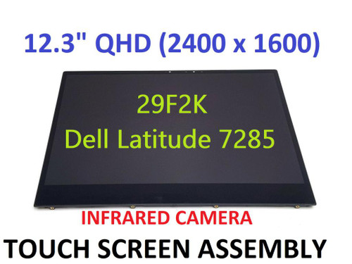 -Dell Latitude 7285 2-in-1 12.3" LED Full Touch LCD Assembly 0HW8YN