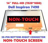 LQ140M1JX41 LQ0DASC701 LCD Screen DP/N 02T3C8 For Dell Inspirion 7490 NON-TOUCH