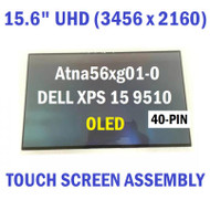 Dell XPS 9500 9510 4K OLED display Touch Screen Assembly