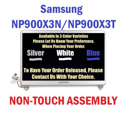 Samsung NoteBook NP900X3N 1920x1080 13" Silver LCD Full Screen Assembly