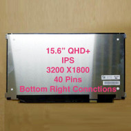 15.6" QHD+ 3200x1800 eDP 40 pin LED Display LCD Screen LQ156Z1JW02