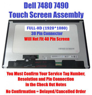 Genuine Dell 7480 P73g LCD 14 Led Touch Screen Htvm6 B140han03.3 Kw8t4