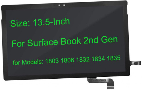 Microsoft Surface Book 2 13.5" 1832 1834 LCD Display Screen Full REPLACEMENT