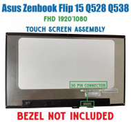 Asus Zenbook Flip 15 Q528eh 15.6" 1920x1080 IPS Fhd Touch LCD Screen Assembly