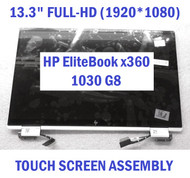 New HP M16086-001 Elitebook 1030 G4 x360 13.3" LCD Display Screen Assembly