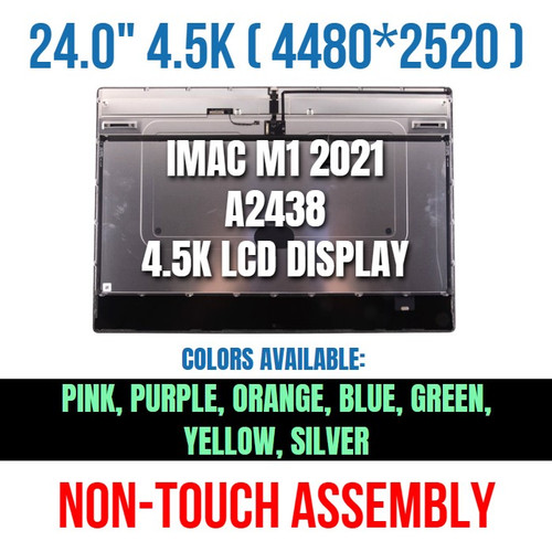 Apple 2021 iMac 24" M1 A2438 LCD Display light blue