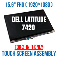 Dell Latitude 7420 2-in-1 14" Fhd Touch Wva LCD Screen Complete Assembly 19x7p
