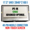 120HZ 4K 17.3" UHD IPS LAPTOP LCD Screen AUO B173ZAN03.3 Gsync