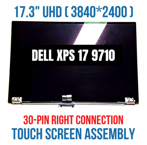 0tvd8g Genuine Dell Xps 17 9700 OEM Complete Screen Assembly 17" Touch Screen