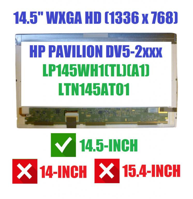 LG LP145WH1(TL)(A1) 1366x768 14.5" Glossy Laptop screen