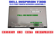 FHD LCD Touch Screen Digitizer Assembly Dell Inspiron 13 7300 P124G P124G001