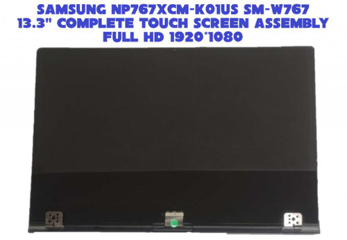 13.3" Samsung Galaxy Book S NP767XCM-K01US SM-W767 FHD LCD Screen Touch Assembly