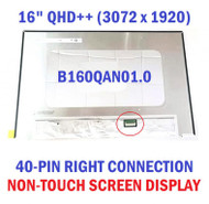 16" B160QAN01.0 40 Pin Dell Inspiron 16 Plus 7610 LCD Screen 3K 3072x1920