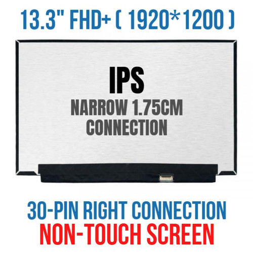 New Dell DP/N C1H8T 0C1H8T 13.3" FHD LED LCD Screen IPS Laptop Display Panel